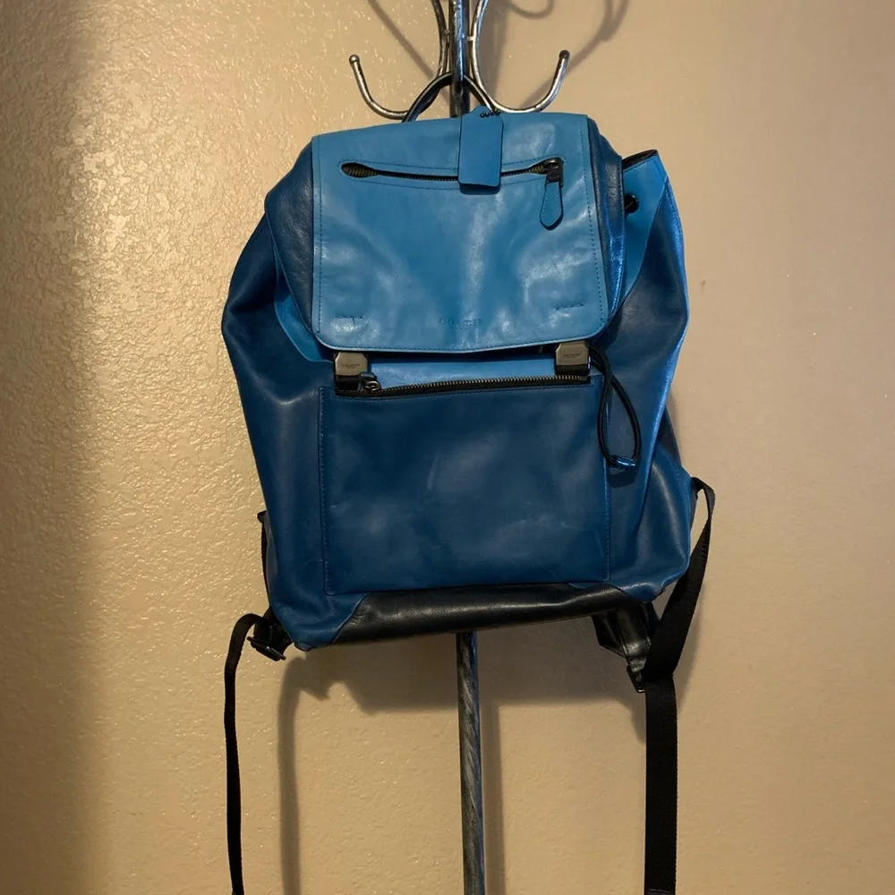 Coach Manhattan special edition leather backpack - Picture 1 of 4